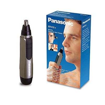 Panasonic ER-412 - Cortadora de vello para oreas y nariz con sistema de seguridad