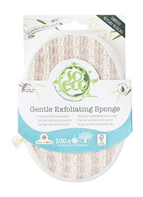 Dus eco-zachte exfoliërende spons