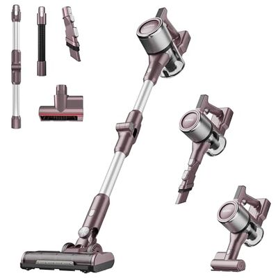 Eureka AK10 Pro Aspiradora sin cable, 29Kpa Motor BLDC Potente de 450W, Aspiradoras Escoba sin Cable con Pantalla LED, Tubo Flex, 60 Minutos de Autonomía, Aspiradora de Mano para Pelo de Mascotas
