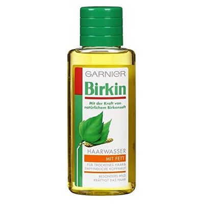 Garnier Birkin hårvatten med fett/håronik stärker håret (med naturlig björksaft – för torrt hår och känslig hårbotten) 3 x 250 ml