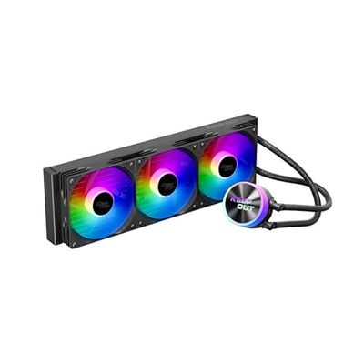 Vloeistofkoeling: 360 mm koelsysteem, ARGB-verlichting, compatibel met meerdere sokkels, efficiënt en stil