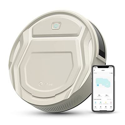 LEFANT Robot aspirapolvere, 120 minuti di autonomia, aspirapolvere robot WLAN compatibile con Alexa e APP, robot aspirapolvere per peli di animali domestici, autoscarica robot aspirapolvere con