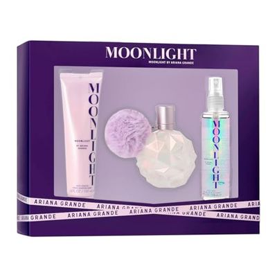 Moonlight by Ariana Grande for Women - 3 Pc Gift Set 3.4oz EDP Spray, 3.4oz Body Souffle, 4oz Body Mist