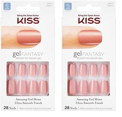 Kiss Gel Couleur ongles, rubans (Lot de 2)