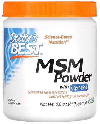 Doctor's Best - MSM con OptiMSM | Suplemento de Azufre Orgánico de en Polvo - 250g