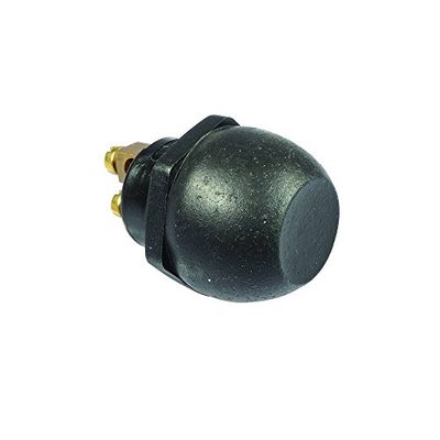Merit 5950136 Schalter, Schwarze Taste Wasserdicht, Durchmesser : 19 mm