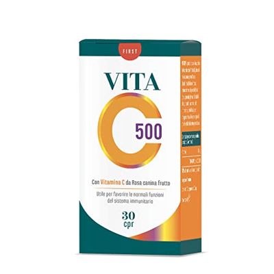 Erba Vita Integratore Alimentare Vita C-500, 30 Compresse