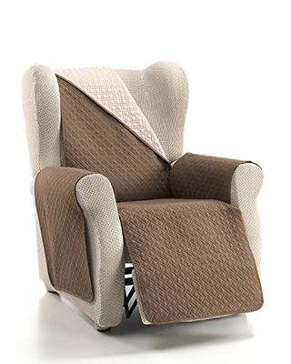 CUBRE Sofa Bicolor Reversible Rubi 1 Plaza Beige/Chocolate
