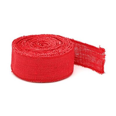 La Cordeline jute banden BJ106R rood 16 x 5 x 16 cm