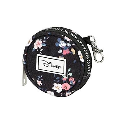 Disney Topolino Nature-Portamonete Cookie, Nero, 8.7 x 8.7 cm