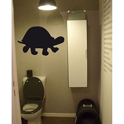 Tatoutex Stickers Tortue - Argent, L 80cm x H 48cm