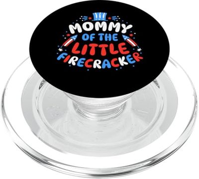 Mamá del pequeño petardo - 4 de julio mamá divertido PopSockets PopGrip para MagSafe