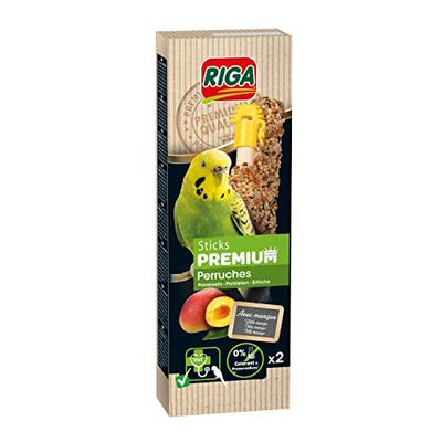 Premium Barrette Pappagallino Manica, 2 Sticks, Totale 60 g