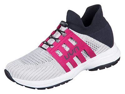 UYN Nature, Chaussures Lifestyle Femme, Gris nacré Carbone Cerise, 38.5 EU