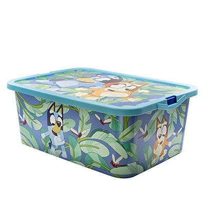 Stor Boîte de rangement avec fermeture à clic de 13 litres de Bluey