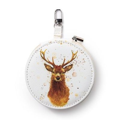Set Manicure 5 pezzi con Custodia Rotonda - Cervo Selvatico - Designed by JAN PASHLEY - Wild Stag