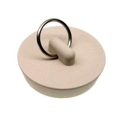 Danco 80228 Tapón de goma de 1-5/8 pulgadas, blanco, cardado