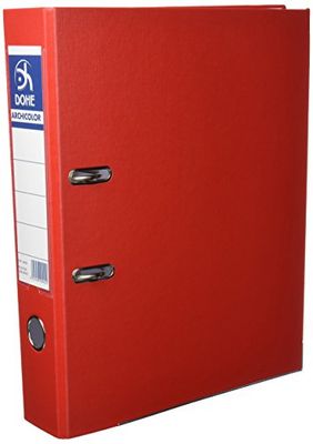 DOHE - Classeur Archicolor format feuillet dos large rouge