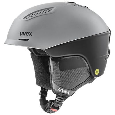 uvex ultra MIPS - skihelm voor dames en heren - MIPS-systeem - individueel passysteem - rhino - black matt - 51-55 cm