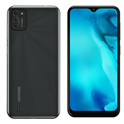 DOOGEE X93 Smartphone, 6,1 inch HD+, 4350 mAh, 8 MP, 5 MP, camera, 16 GB + 2 GB (SD 256 GB), Android 10 GB, Dual SIM 3G/GPS/WiFi telefoon zonder Cher-N. zwart