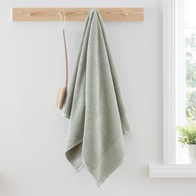 Bianca Serviette de Toilette en Coton égyptien Vert Sauge 50 x 85 cm