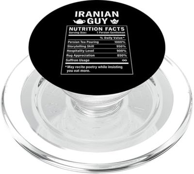Ragazzo iraniano Uomini e ragazzi orgogliosi con radici iraniane PopSockets PopGrip per MagSafe
