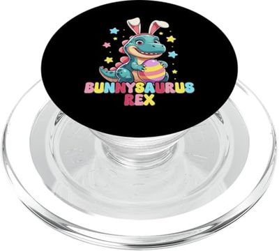 Cute Bunnysaurus Rex Easter Day PopSockets PopGrip para MagSafe