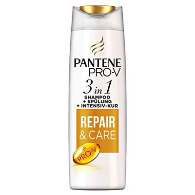 Pantene Pro-V Repair & Care 3-i-1 schampo balsam intensivvård, Pro-V-formel antioxidanter, för skadat hår, 400 ml
