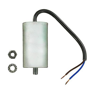 Europart Universal Capacitor with 21 cm Cable Connectors, 80 MFD, 450 V AC