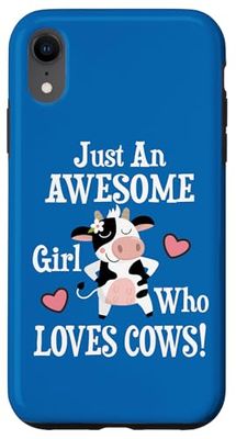 Womens Heifer Funny Awesome Girl Who Loves Cows Lover Custodia per iPhone XR