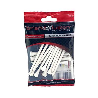 Brand Fusion Unisex Witte Houten 83mm Golf Tees Tees-83 mm