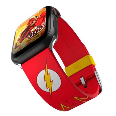 DC Comics - The Flash Tactical Smartwatch Band - Licence officielle, compatible avec Apple Watch (non incluse)