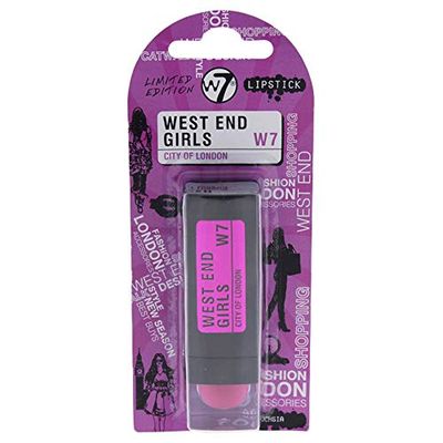 w7 West end girls szminka fuksja różowa, 1 opakowanie (1 x 4 g)