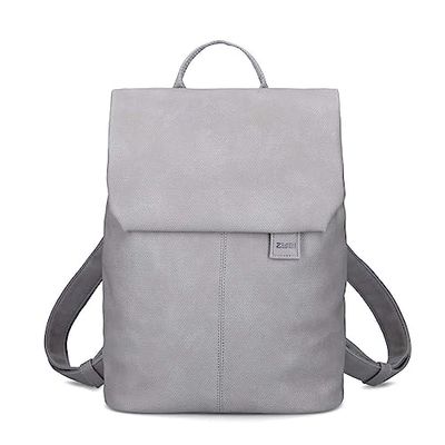 Zwei Mademoiselle.M Rucksack MR13 Canvas-Grey Zaino, Talla única Adulti Unisex