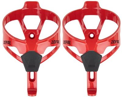 ZEFAL Pack Pulse A2 - Pack de Deux Porte-Bidons Vélo Légers - Porte Gourde Vélo/VTT/Vélo de Route - Résistant et Durable - 26g Chaque Porte Bidon - Rouge