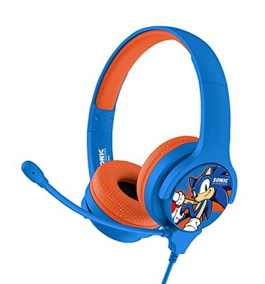 OTL Technologies SH0907 Sonic The Hedgehog Casque d'écoute Filaire interactif avec Micro Amovible