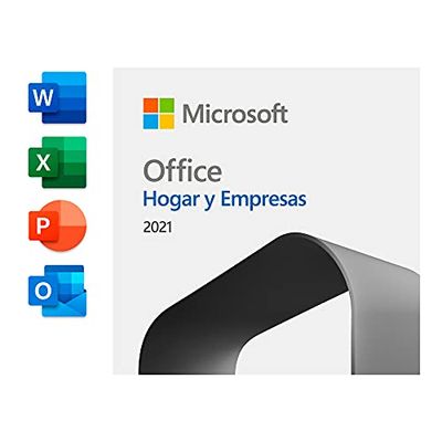 Microsoft Office 2021 Hogar y Empresas - Todas las aplicaciones clásicas de Office - Para 1 PC/Mac