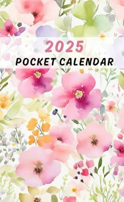 2025 Pocket Calendar: 1 Year Pocket Planner For Purse January 2025 to December 2025