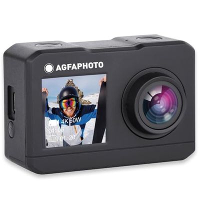 AGFA PHOTO Realimove AC7000 - Fotocamera digitale impermeabile 30m - Nero - 2.7K