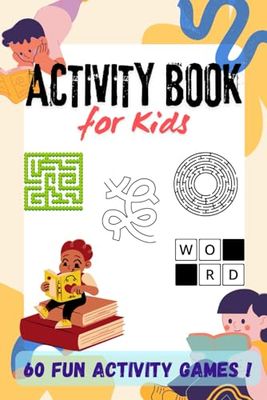 Fun Activity Book For Kids: Search Word, Mazes, Scramble and more