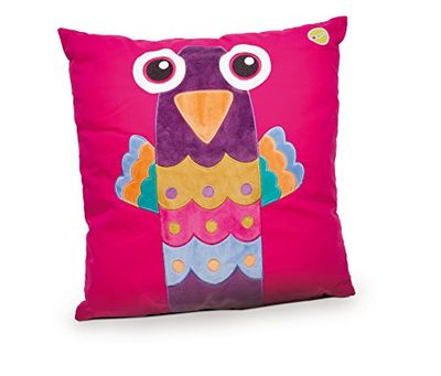Oops Little Helper – Cojín de algodón con Grandes Super Suave y táctil 3D señora Pavo Real, Multicolor