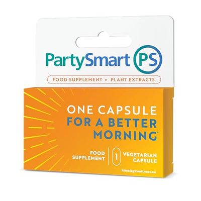 Himalaya PartySmart PS. for a Fun Night Out and a Better Morning, Herbal Supplement, 1 Capsule.