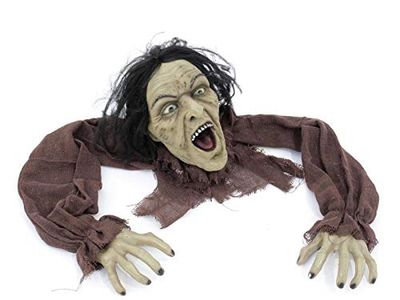 EUROPALMS Halloweenfigur Crawling 140 cm | zombiefigur att lägga in | Bredd: 140 cm