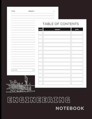 Engineering Notebook For Math, Science and Design