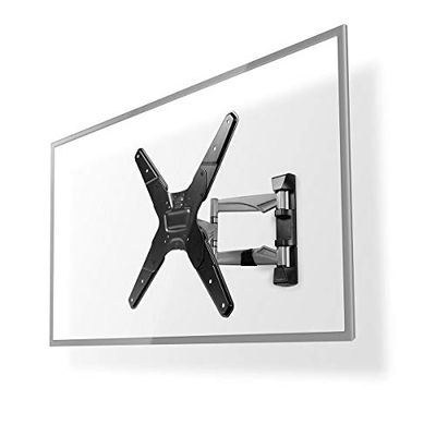 Nedis – fullt rörligt TV-väggfäste – 26–42 tum – luta, svänga och vrida – max. 30 kg – 3 vridpunkter – internt kabeldragningssystem – snabb och enkel installation – aluminium