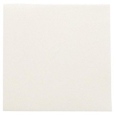 Garcia de Pou Dry Cotton Airlaid Napkins 60 Gsm in Box, 40 x 40 cm, Paper, Ivory, 30 x 30 x 30 cm