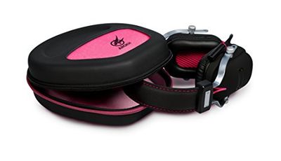 Funda Auriculares Gaming Port AROKH Negro/Rosa