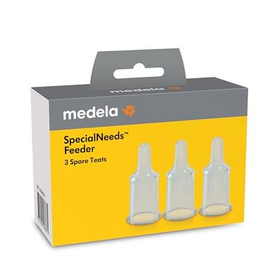 Medela SpecialNeeds Feeder Spare Teats | Dispositif d'alimentation spécialisé pour les bébés atteints de fentes labiales ou palatines, de syndromes ou de troubles