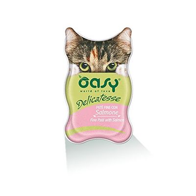 Oasy delicatesse Terrine avec Saumon 85 GR 1 bac