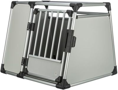 Trixie Scatola di trasporto in alluminio, 94 x 75 x 88 cm, argento/grigio chiaro